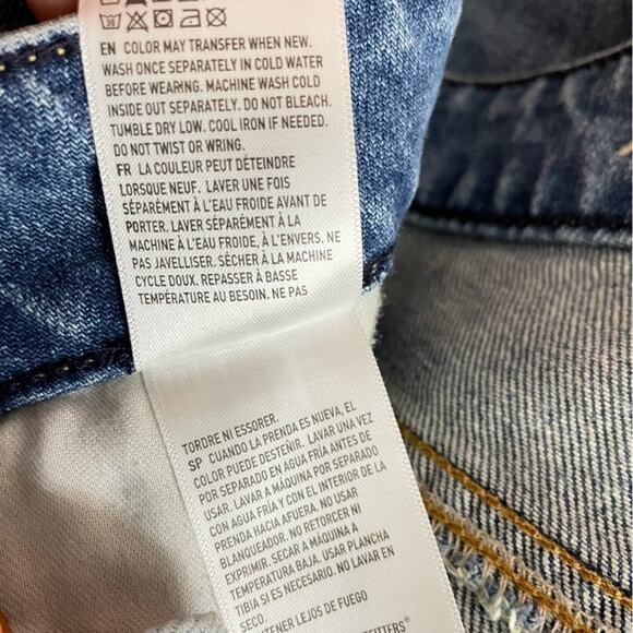 American Eagle 90s Straight Leg Flex Stretch Denim Blue Jeans Mens 36 New nwt - Picture 13 of 14